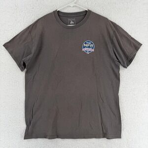 Pro Rodeo Shirt Mens Large Gray Wrangler NFR Las Vegas 2021 Rodeo Tee T-Shirt